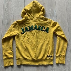 Puma Womens Extra Small XS Aqua Track Jacket Zip Up Athletic Long Sleeve Jamaica